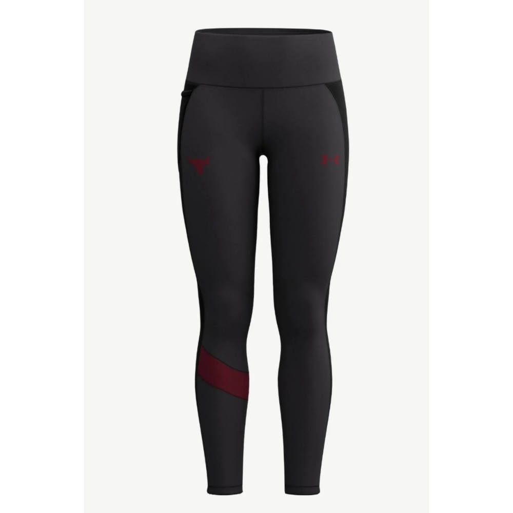 Women Under Armour Project Rock Heatgear No-Slip Leggings size small